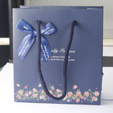 Аксессуар, квадратное ожерелье, синяя подарочная коробка, льняная сумка, ткань для полировки, комплект, подарок на день рождения