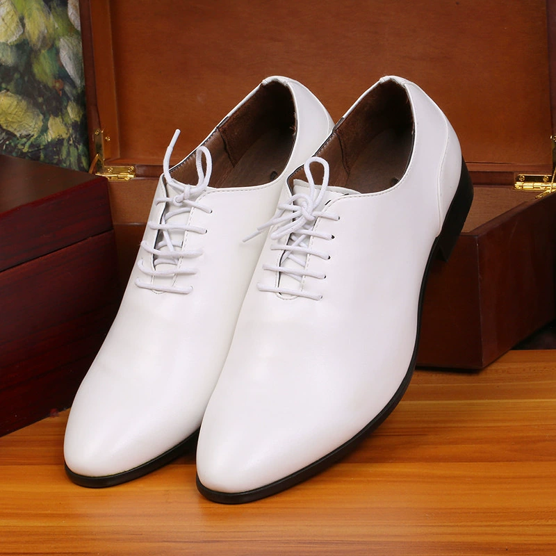 Demi-season shoes pointy toe for leather shoes English style, classic suit jacket, casual footwear, direct factory sales