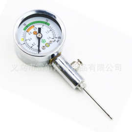 球类气压表 批发指针式足球篮球排球压力器 专业金属气压力测量表