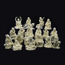 德化陶瓷仿古佛像 十八流罗汉