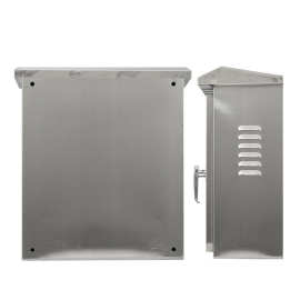 304不锈钢仪表防水配电箱外壳 IP30户外不锈钢配电箱双层门配电箱