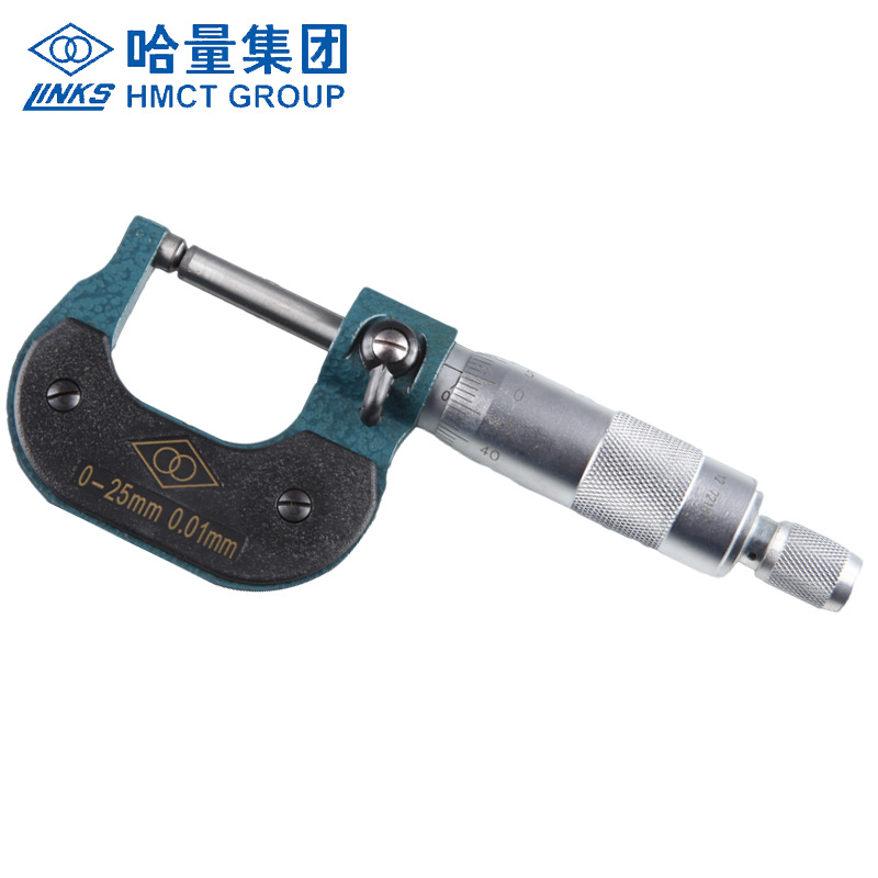 【哈量壁厚千分尺】型号0-25 25-50精度0.01哈量集团壁厚千分尺