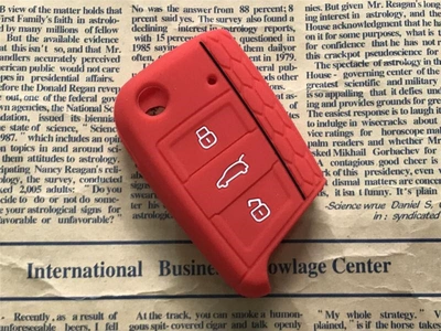 Mingrui color silicone key | Static Rod/Key Bag - half-pack-sports-version-black-edge-bright-red-dedicated