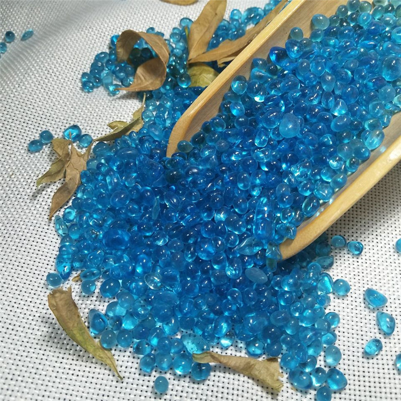彩色水晶玻璃珠 彩画点缀装饰用彩色玻璃珠 鱼缸装饰用玻璃珠