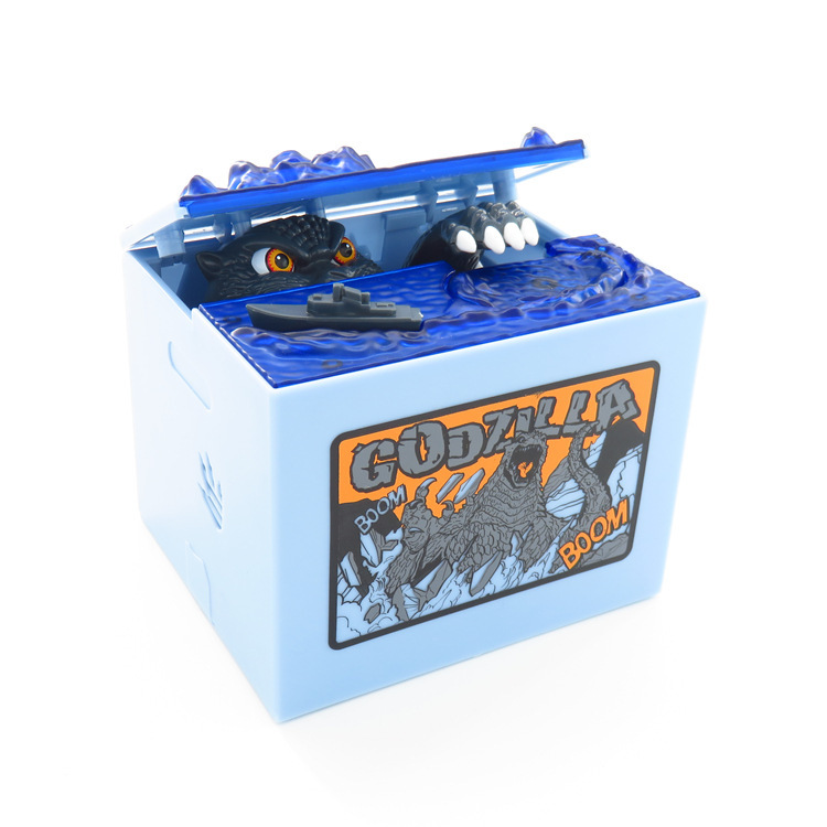 Giant Monster Money Bank Robbing Music Dinosaur Gift Money Bank Electric Storage Tank Dinosaur Money Bank Cross-border