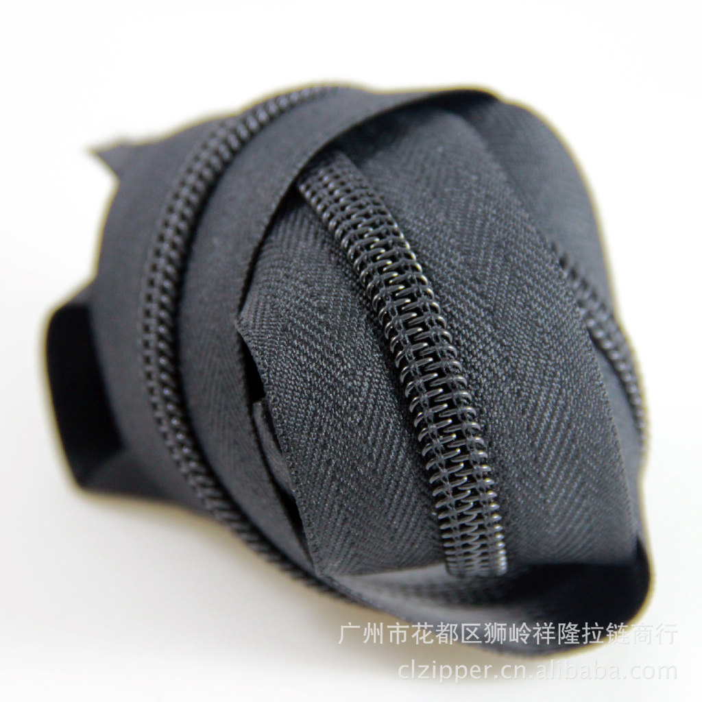 5#防水尼龙码装拉链 5号防水PVC涤纶拉链批发