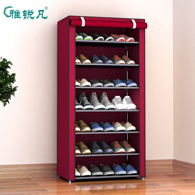 Yari simple and easy shoe rack dustproof Storage Shoe cabinet multi-storey shoe rack dormitory Foyer Shelf Simplicity