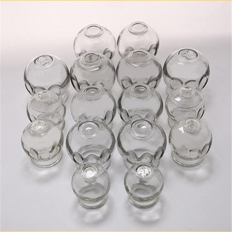 透明防滑火疗玻璃罐家用玻璃真空罐火罐、拔罐火罐、火罐玻璃罐