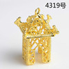 New golden ancient pavilion alloy pendant accessory accessories DIY jewelry manufacturer Direct sales spot wholesale 4319