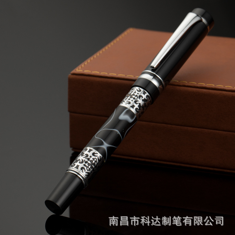 Fábrica al por mayor de metal acrílico gel pluma bolígrafo publicidad regalo firma pluma impresa LOGOTIPO entrega de una sola pieza