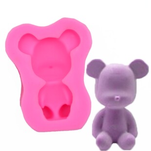Violent Bear Silicone Mold Fondant Cake Chocolate Decorative Mold DIY Baking Mold