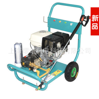 汽油驱动高压清洗机 275公斤压力冲洗机诺尘净 工业用高压水枪