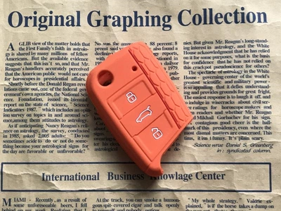 case car key case — Static Rod/Key Bag - half-pack-sports-version-red-edge-orange-dedicated
