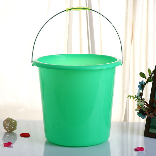 Factory supply plastic buckets with handles for household car washing and bathing, multi-specification plastic buckets, thickened outdoor water buckets, wholesale
