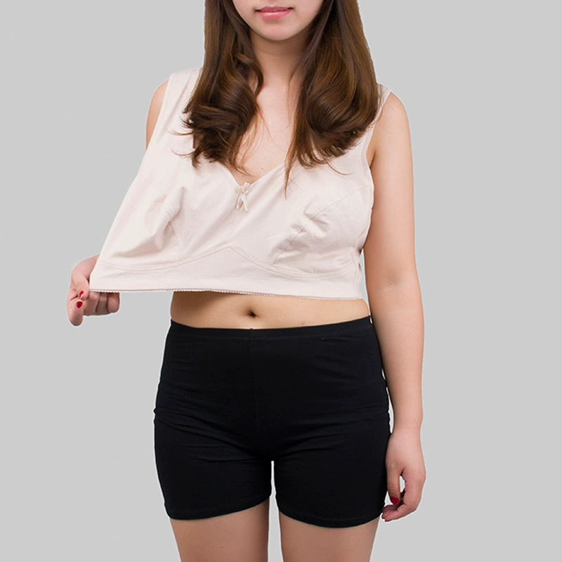 Vest, bra top, thin wireless bra, underwear, plus size, for middle age