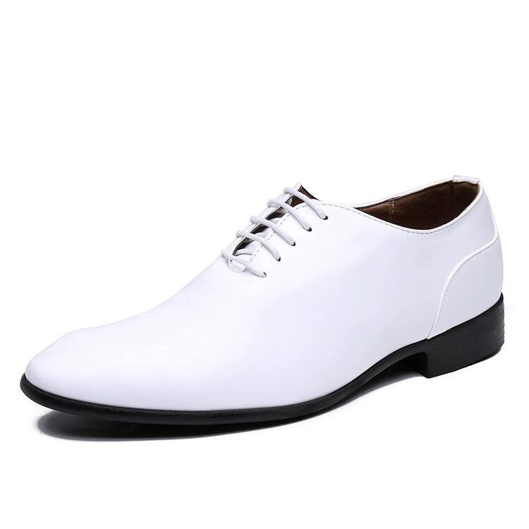 Demi-season shoes pointy toe for leather shoes English style, classic suit jacket, casual footwear, direct factory sales