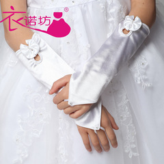 Children's glove, flower child etiquette gloves, birthday party performance gloves, Icicle Workshop student flower dress gloves