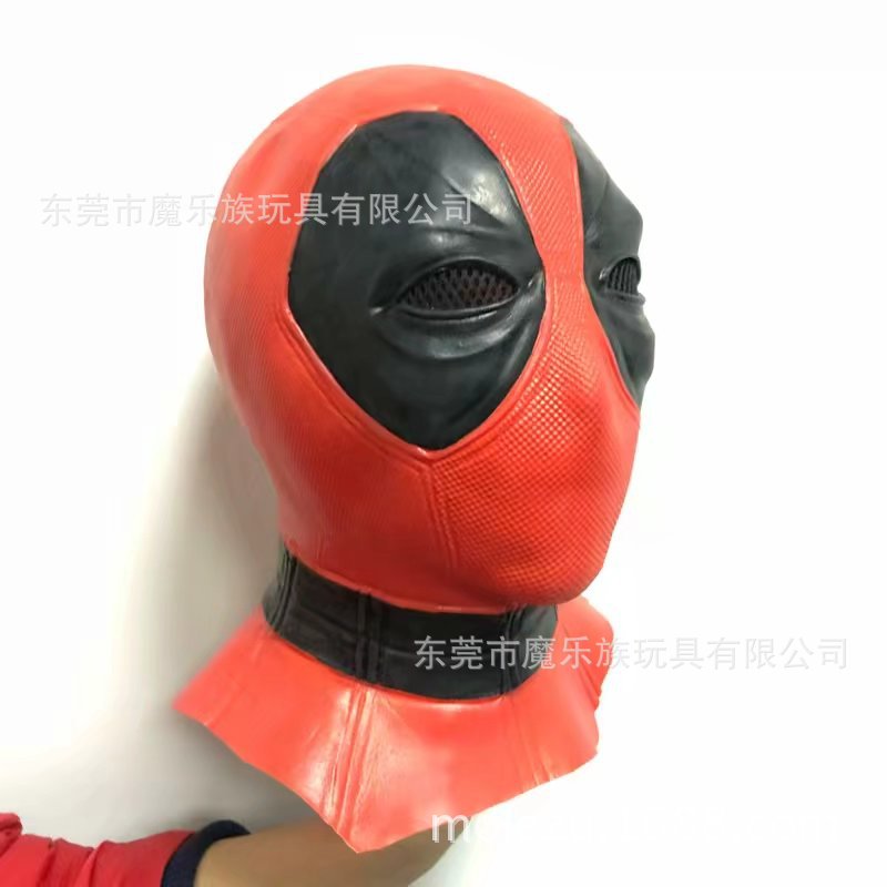 死侍面具Deadpool漫威反派头套男电影视周边兵人面罩万圣节道具