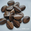 30*21 Light surface oval imitation wood plastic beads imitation wood elliptical sheet plastic beads oval flat bead clothing beads