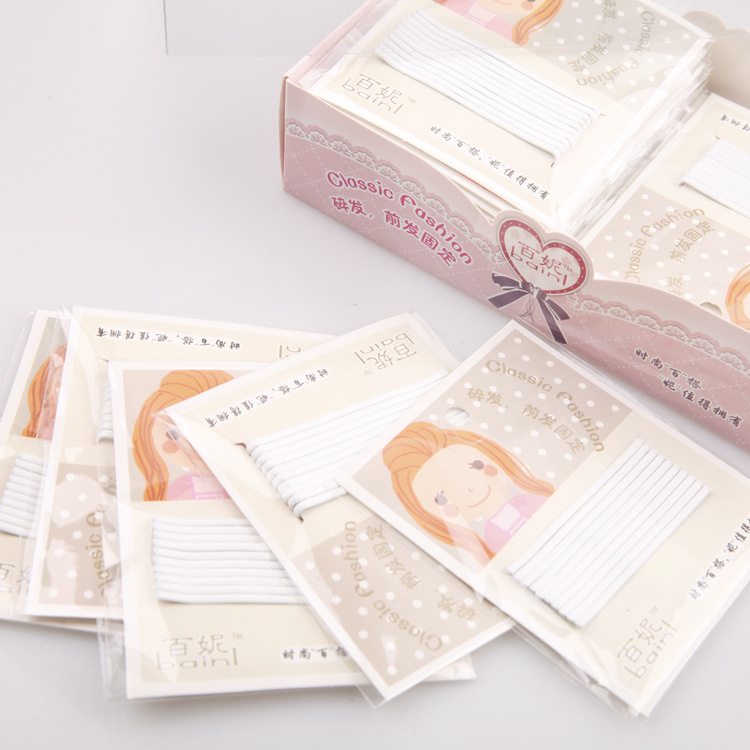 512 enfermera Festival clip blanco clip de acero clip profesional suministros de enfermera clip de sombrero blanco flequillo clip horquilla 1