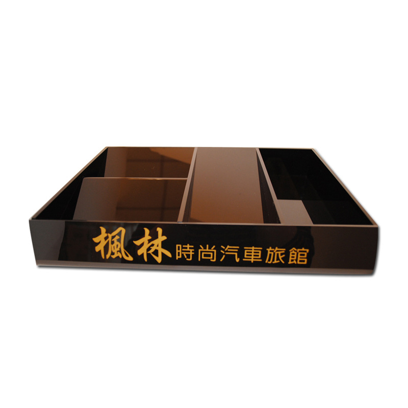 压克力DM单分类盒 亚克力资料收纳盒 宣传单盒杂志盒 厂家加工