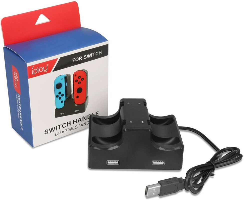Контроллер Nintendo Switch ручка четыре зарядки Switch Joycon сиденье зарядки маленькая ручка сиденье зарядки 4в1