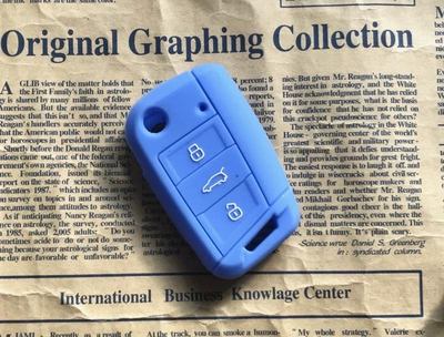 silicone key case car: Static Rod/Key Bag - all-inclusive-light-blue-dedicated