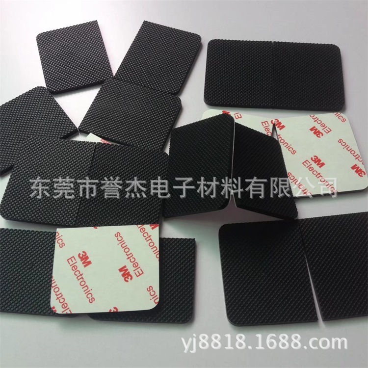 优惠销售硅橡胶脚垫 防滑防震密封胶垫 自粘防滑垫