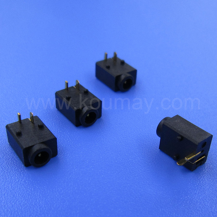 2PIN脚0.65mm针DC电源插座DC-048