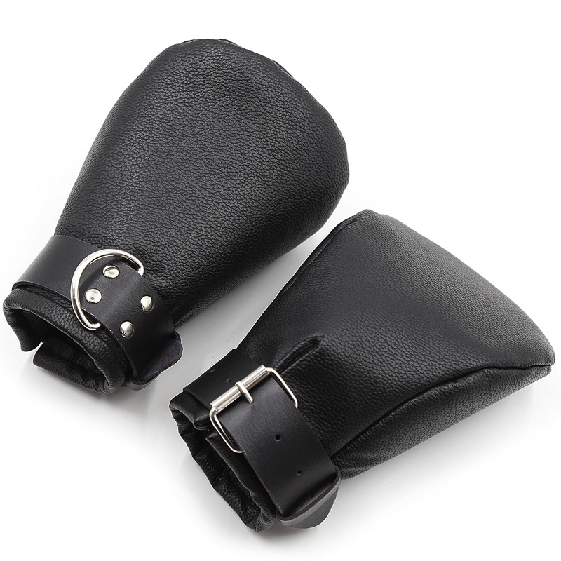 Guantes eróticos alternativos de cuero, productos para adultos, guantes de bondage con forma de pata de perro, accesorios para espectáculos. image 5