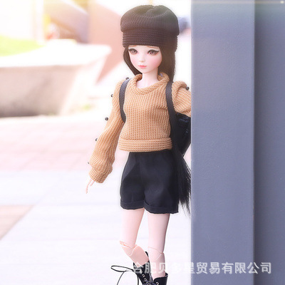 良い子供服の新型の葉羅の美しい人形は服のセーターの冬服の王女のスカートのかわいい仙子の精霊の夢を使うことができます。