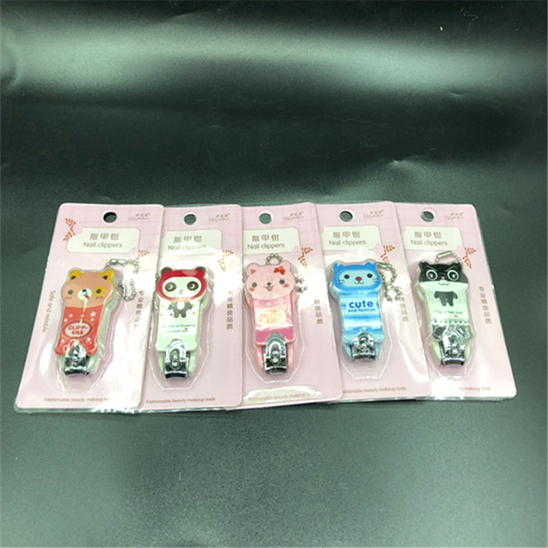Children's cartoon nail clippers creative cute nail clippers animal nail scissors beauty nail tools