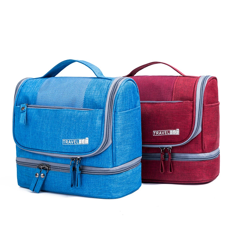 Travel Bag (Organizer) — Wet/Dry Separation Cosmetic Bag, Spacious, Shoulder Handle, 24.5×16×7 cm