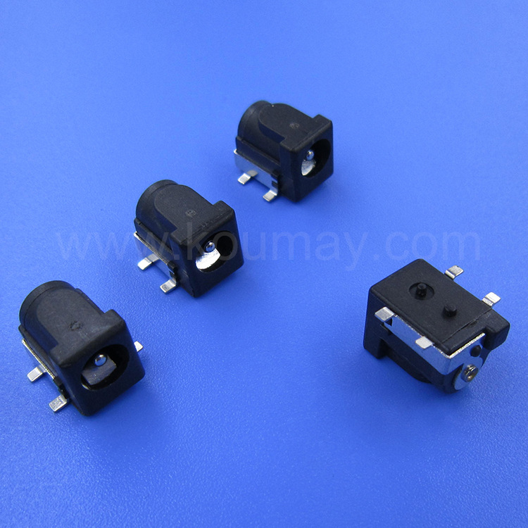 PA46/6T/9T耐高温贴片DC电源插座DC-050 2.0/2.5/3.0X5.5MM