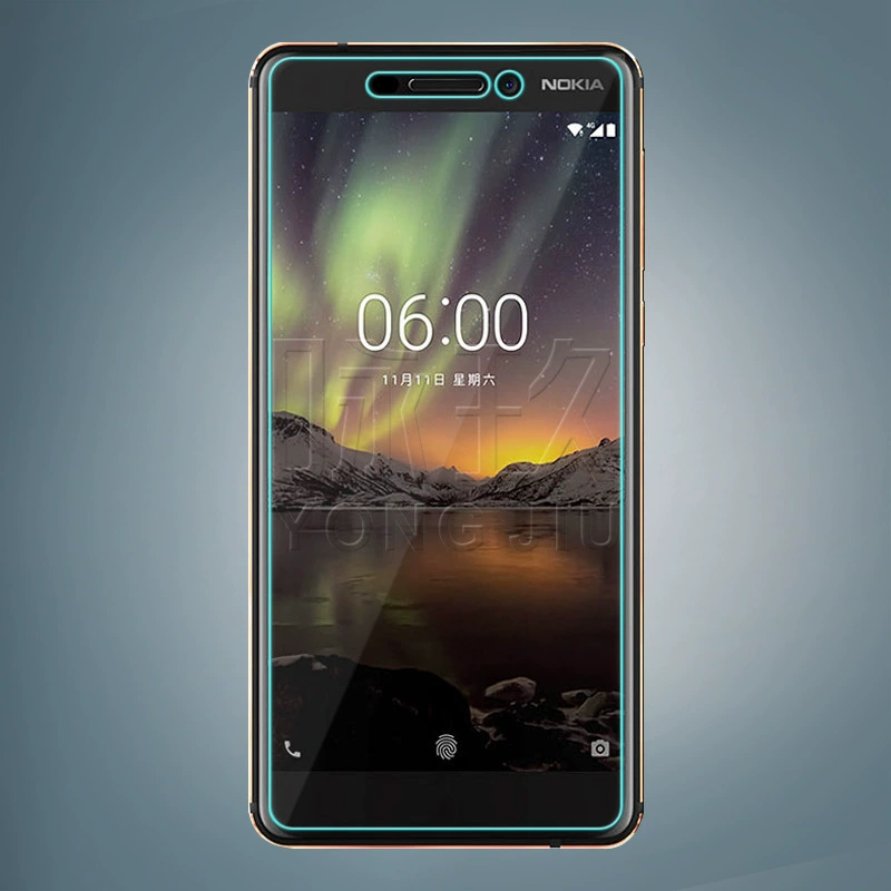 Совместимый NOKIA6 2018 защитная пленка с закалённым стеклом для Nokia 6 2-го поколения