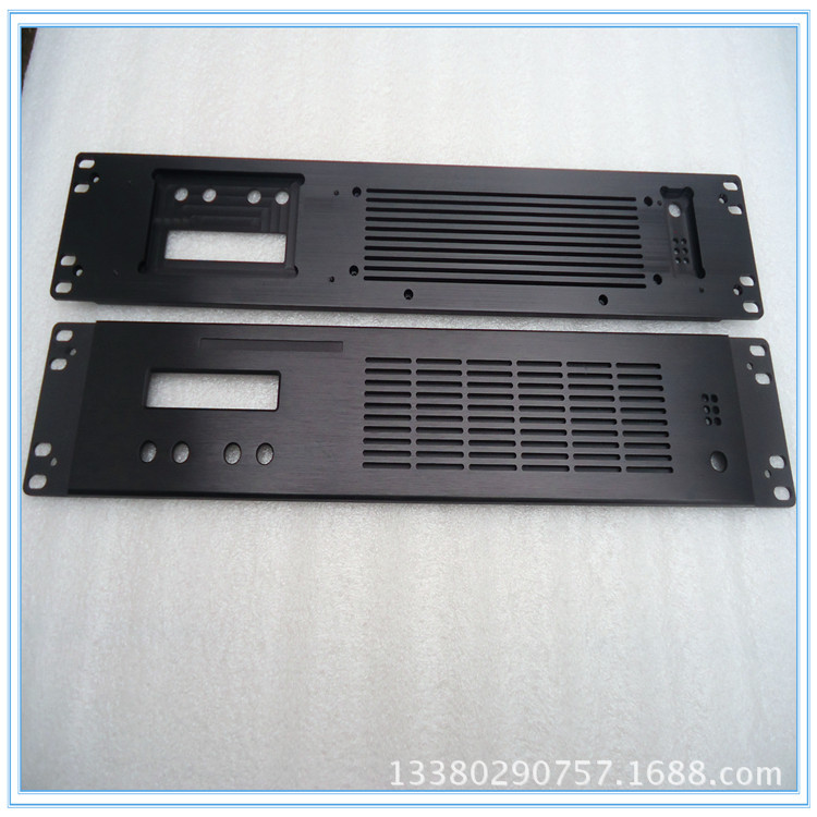 铝面板来料来图 2U铝面板 服务器面板 网络服务器面板