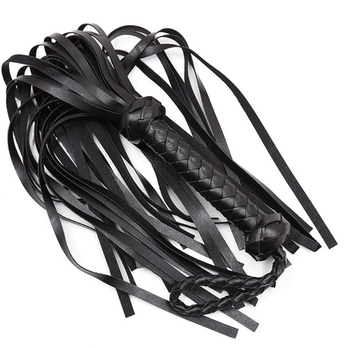 Hand-woven riding crop bondage toy flirting whip red leather black pointer female utensils for flirting