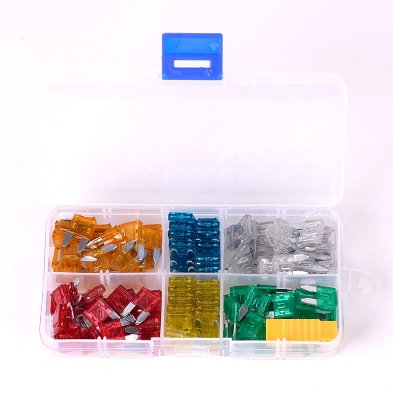 保险片套装120只 锌材料保险片小号插片F407