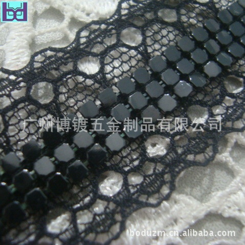 铝片蕾丝花边 铝片手钩花边 厂家直销 服饰辅料