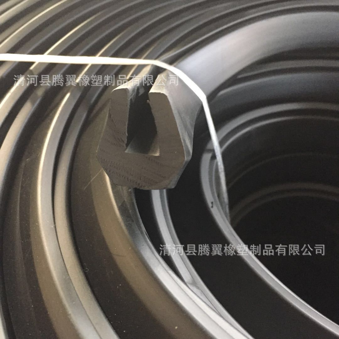 U型振动筛筛网密封条 C型橡胶压条 振动筛密封条