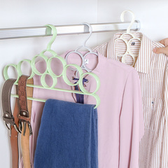 Circle clothes hanger, scarf rack, scarf tie storage rack, ring multi-functional hanging belt rack, belt scarf rack