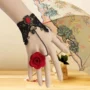 蕾丝复古ws-107黑色戒指