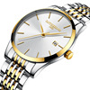 Ultra thin quartz steel belt stainless steel, men's watch, waterproof calendar, wholesale