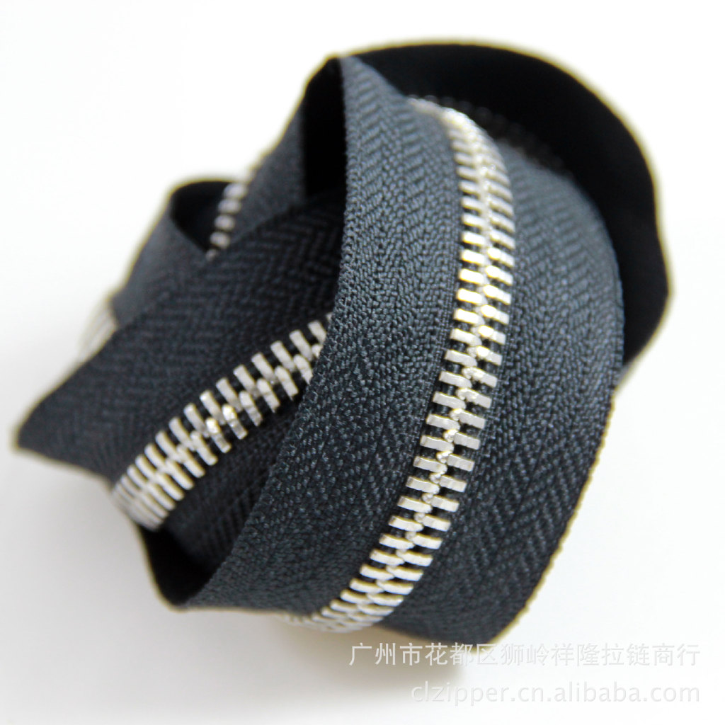 5#白金双点双拉码装拉链 广州拉链大量供应