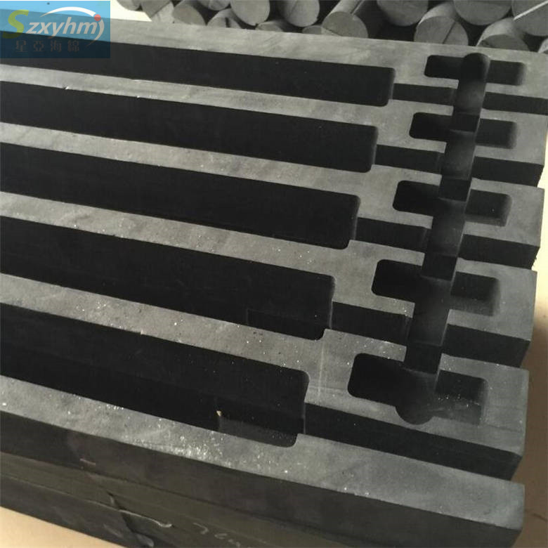 送礼茶壶包装贴绒布内槽海绵 100厚度辅助包装内托盒 EVA防撞条厂