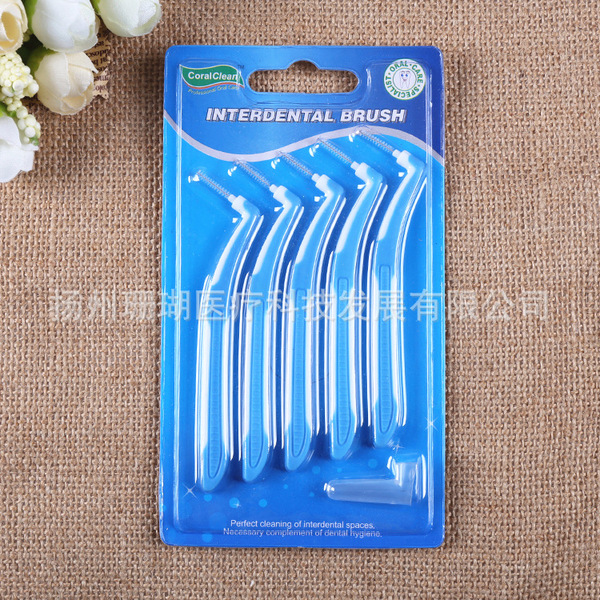 Factory direct sales interdental brush cross-border L-shaped…