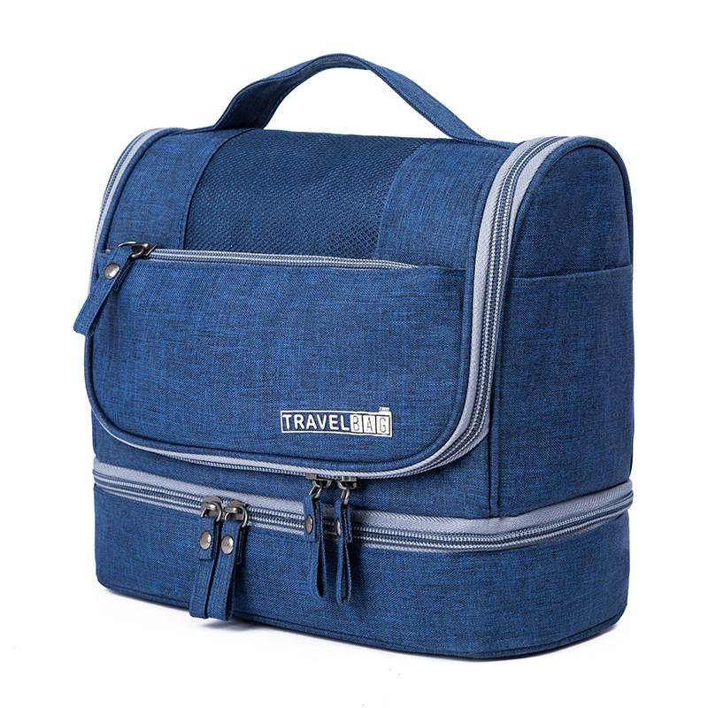 Travel Bag (Organizer) — Wet/Dry Separation Cosmetic Bag, Spacious, Shoulder Handle, 24.5×16×7 cm