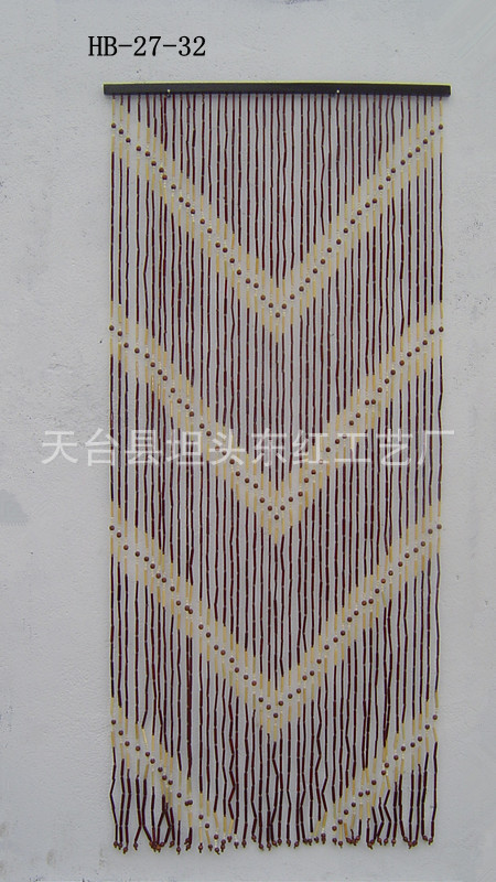 Bamboo and wood door curtain hanging curtain for living room dining room do porch partition factory direct sales Bamboo and wood door curtain hanging curtain for living room dining room do porch partition factory direct sales