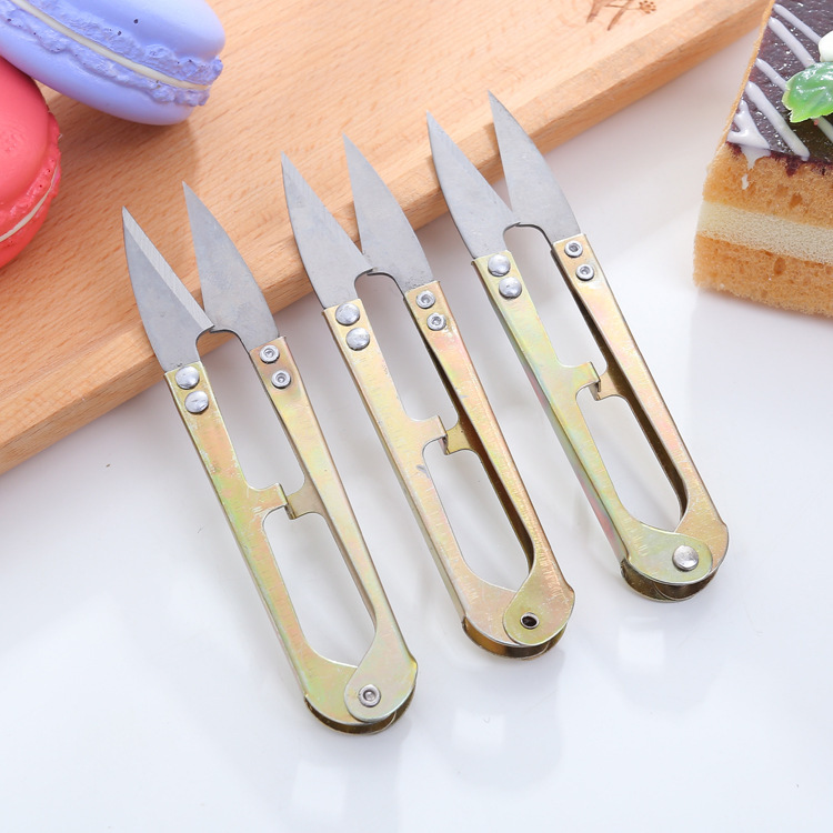 不锈钢纱剪 防锈纱剪线头剪刀线剪十字绣剪刀小剪刀U型剪小