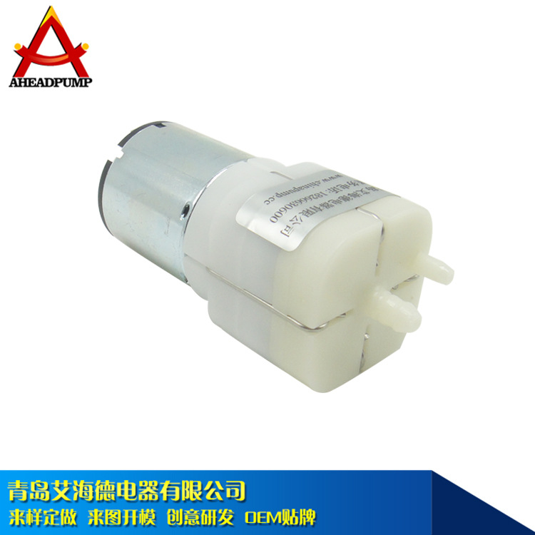 电机气泵dc12v24v汽车按摩气垫用泵 微型电动隔膜真空泵